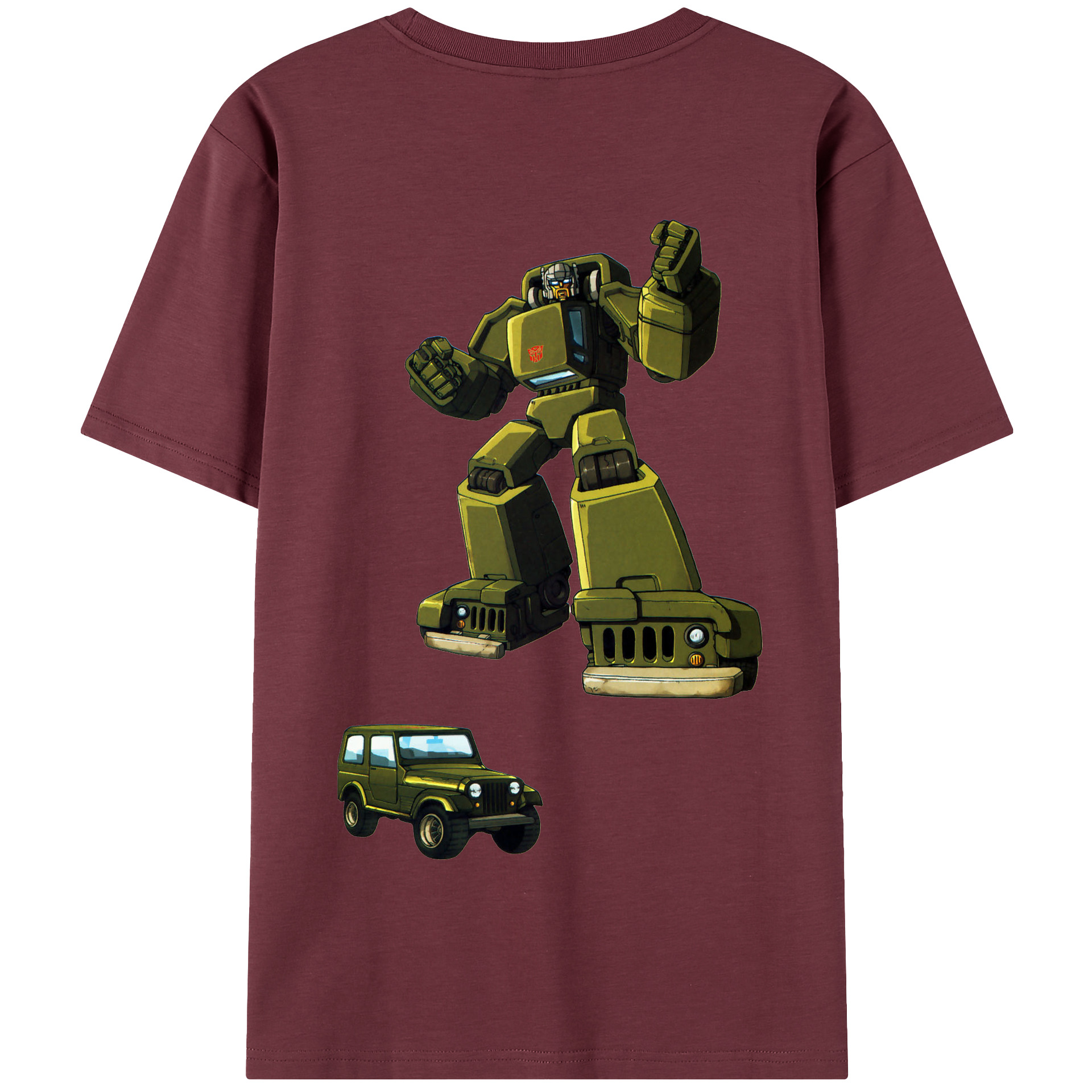 （画像用）  綿100％半袖Tシャツ（背面プリント）